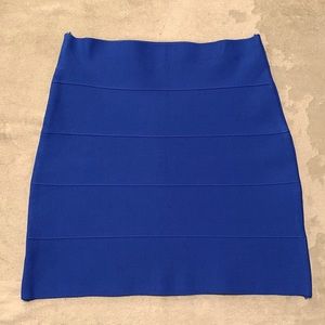 Blue mini skirt